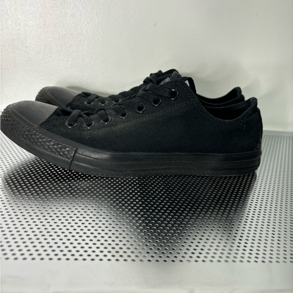 Converse All Star Chuck Taylor Low Top Black Monochrome Size M 10 / W 12 - Picture 5 of 10